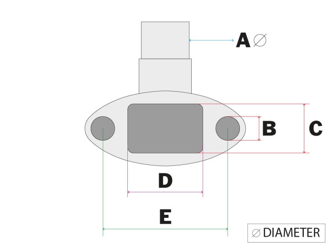 Manifold Dellorto SHA 15mm Athena product